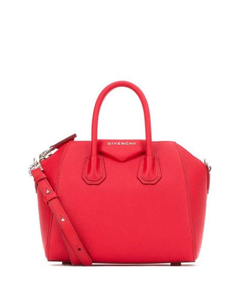 givenchy red mini antigona|mini antigona lock denim tote bag.